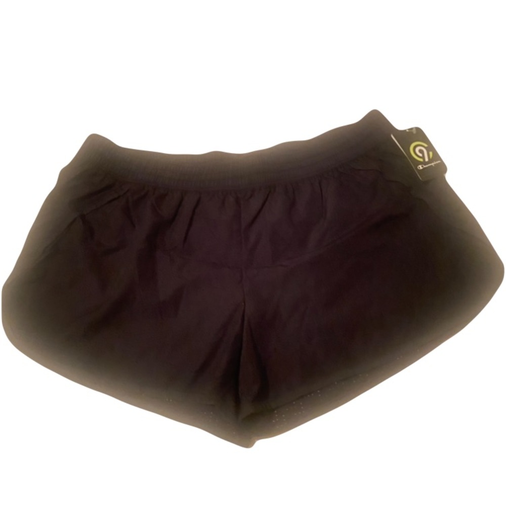 Champion Black Athletic Shorts Lightweight Design